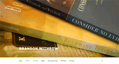 Desktop Screenshot of brandonwithrow.com